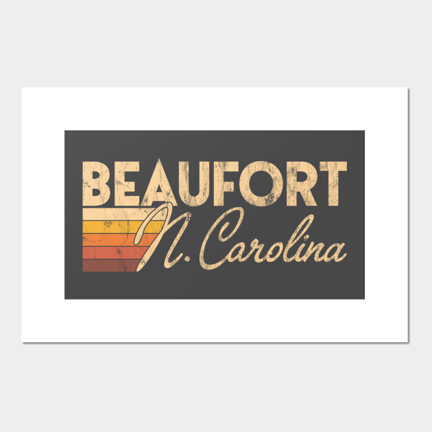 Beaufort North Carolina Beaufort North Carolina Plakat i Druk